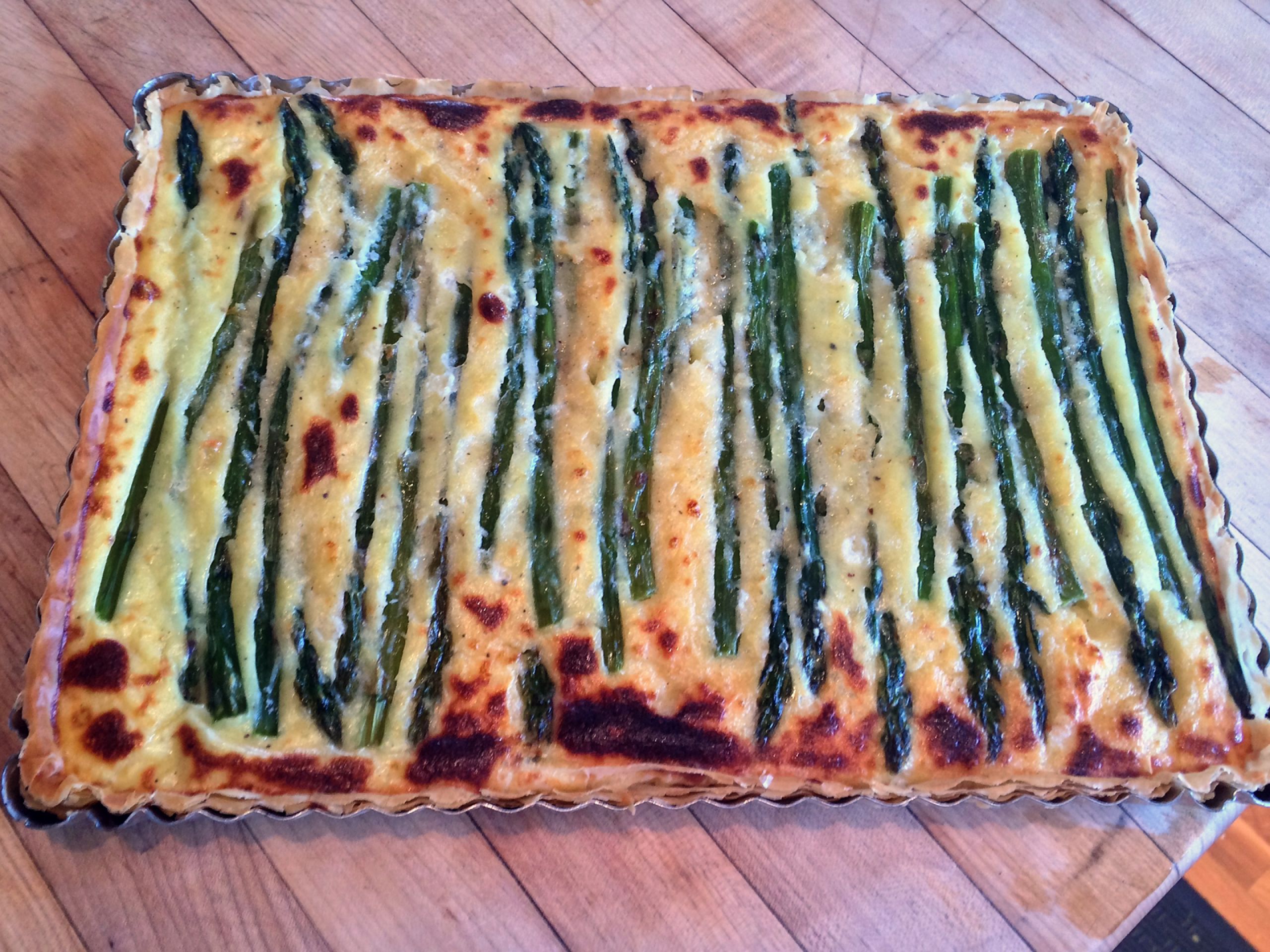 Asparagus and Potato Tart