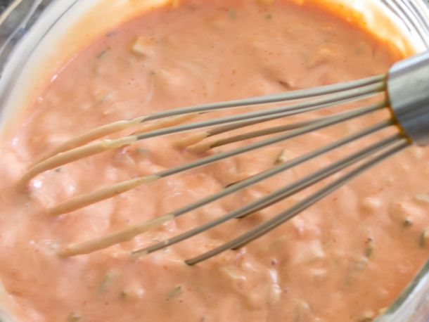 This Thousand Island Salad Dressing is sweet, tangy, creamy, and downright addictive. Perfect for salads, sandwiches, or even a sneaky dip for fries—this dressing is a crowd-pleaser!