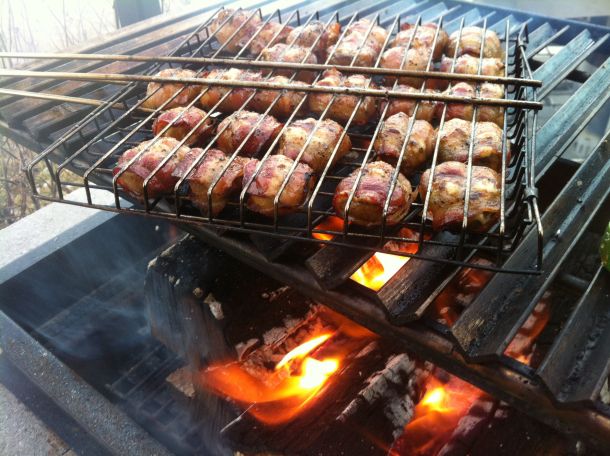 Grilled Stuffed Mushrooms