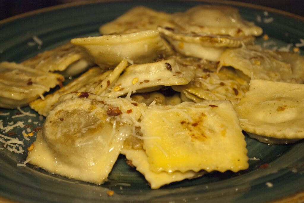 Ravioli in a Brown Butter