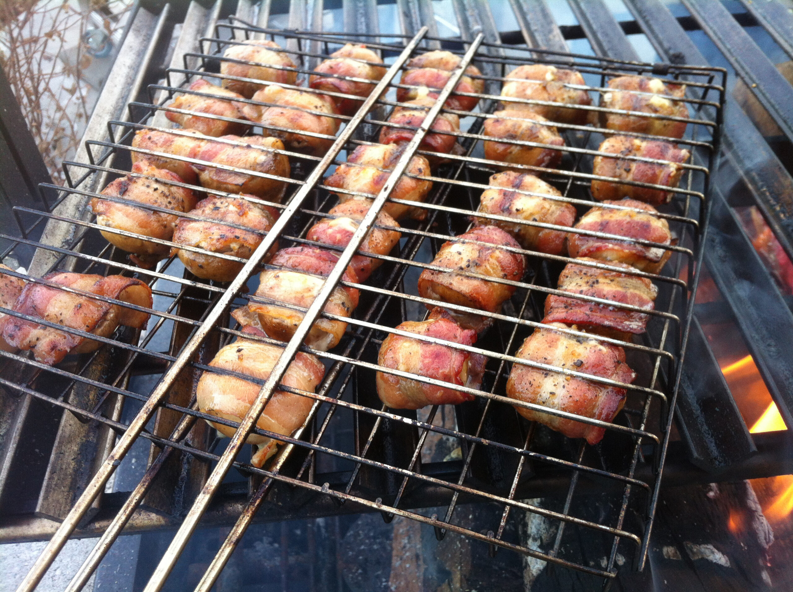 Grilled Stuffed Mushrooms