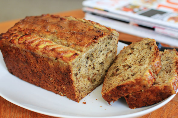 Serve warm or at room temperature. Either way, this banana bread will make you feel like a kitchen superhero. Bonus points if you share. Or not. Your call.