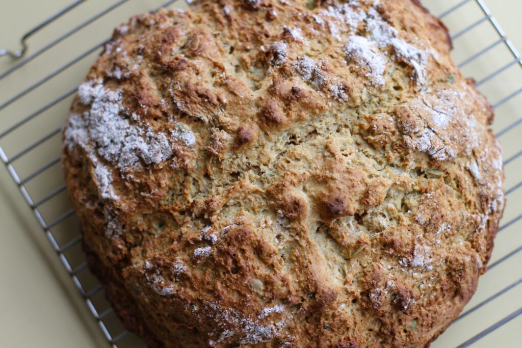 Dutch Oven Soda Bread - Soda Bread too good not to make today! This bread is the perfect companion for an open faced corned beef sandwich