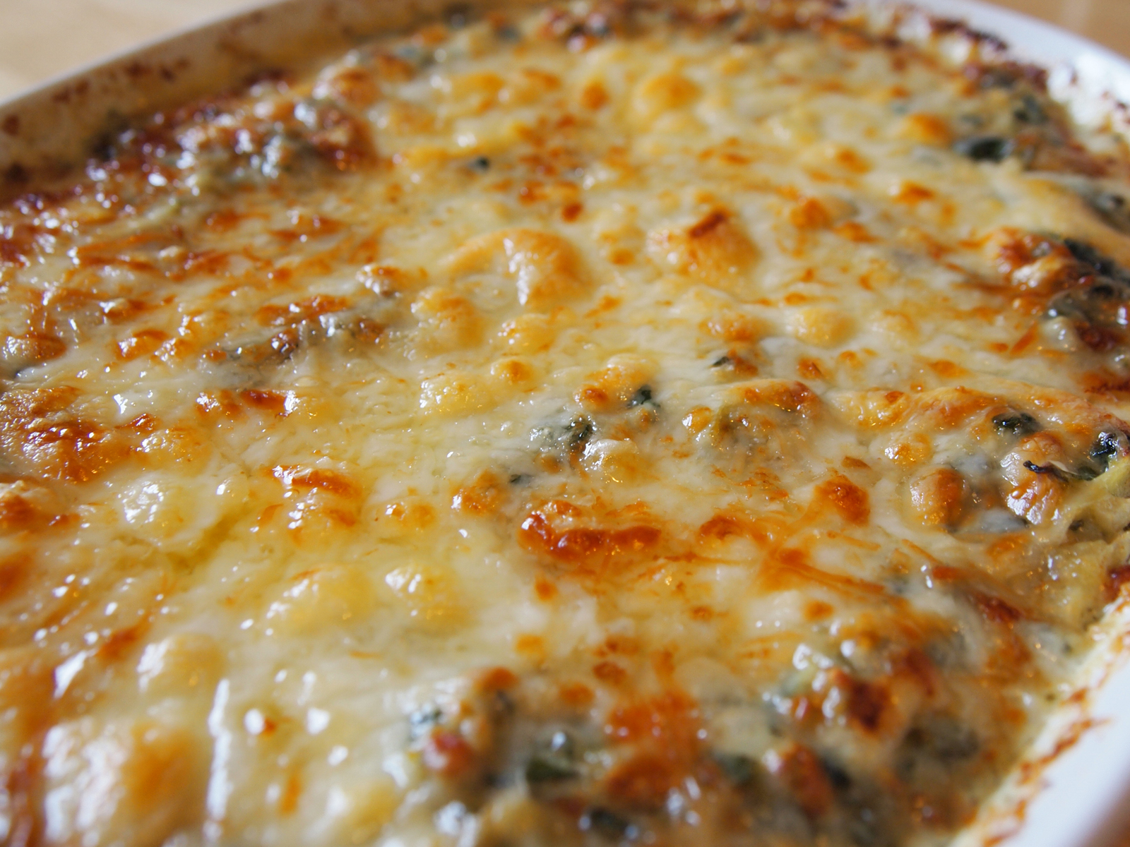 Eric's Hot Spinach and Artichoke Dip - Why order it at a restaurant when you can make it better at home? Once you taste this, you'll be the king or queen of dips at every gathering.