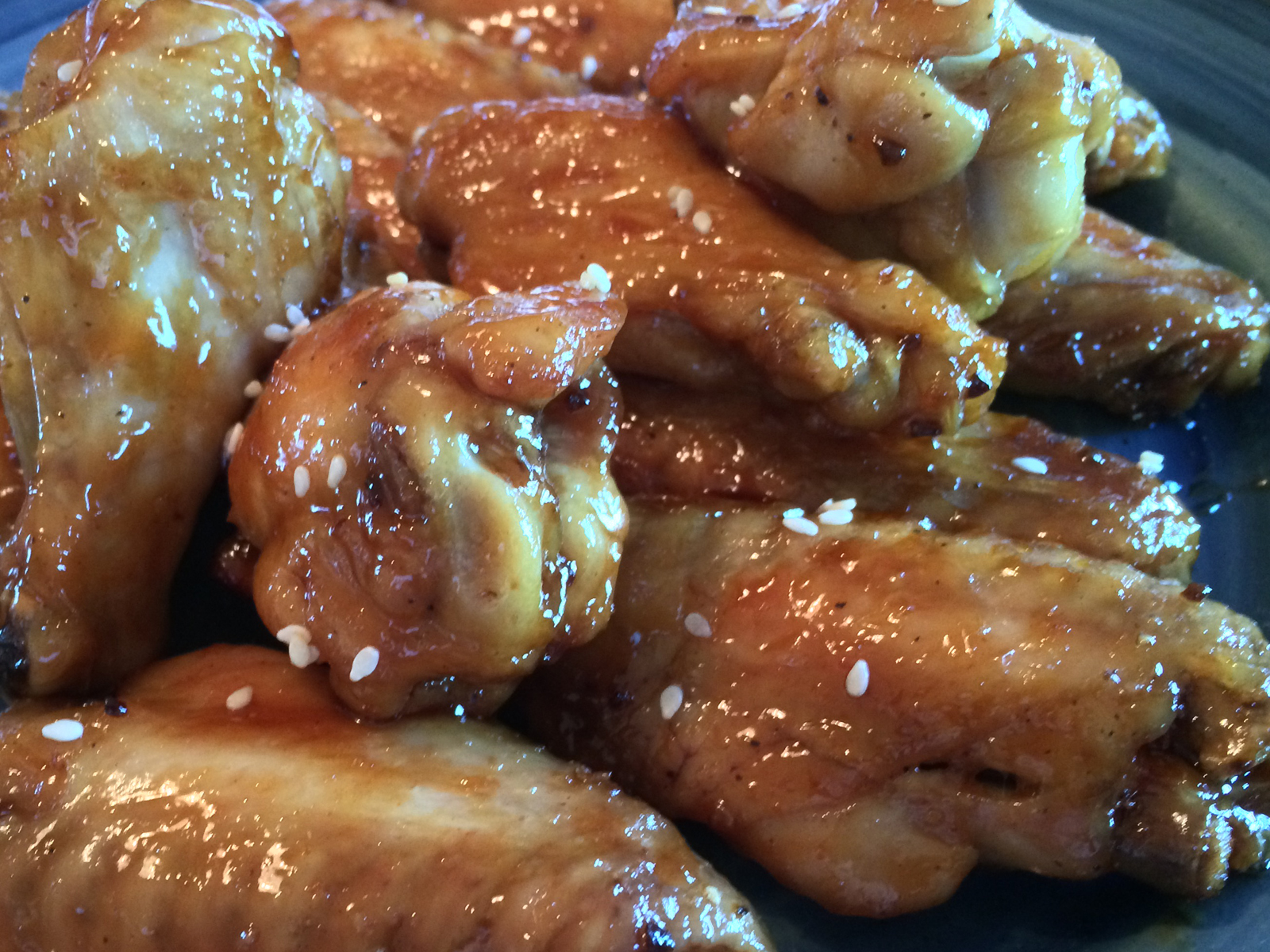 Garlic, Ginger and Wings....Oh MY! These wings are very flavorful and I have intentionally not used any measurements.  This one is about how you are feeling on the day you make it.  These flavors balance so well you likely can't go wrong.