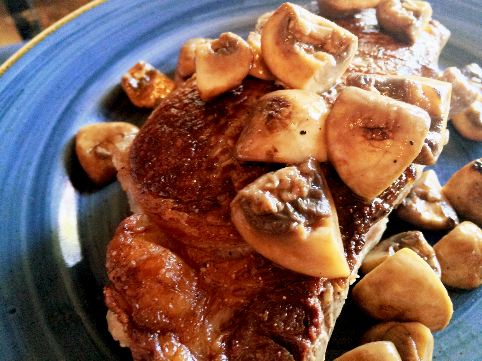 This Pan-Seared Kansas City Strip Steak is all about letting the steak shine. With just a sprinkle of salt and pepper and a foolproof searing technique, you’ll experience steak in its purest form. Bonus: buttery mushrooms on the side!